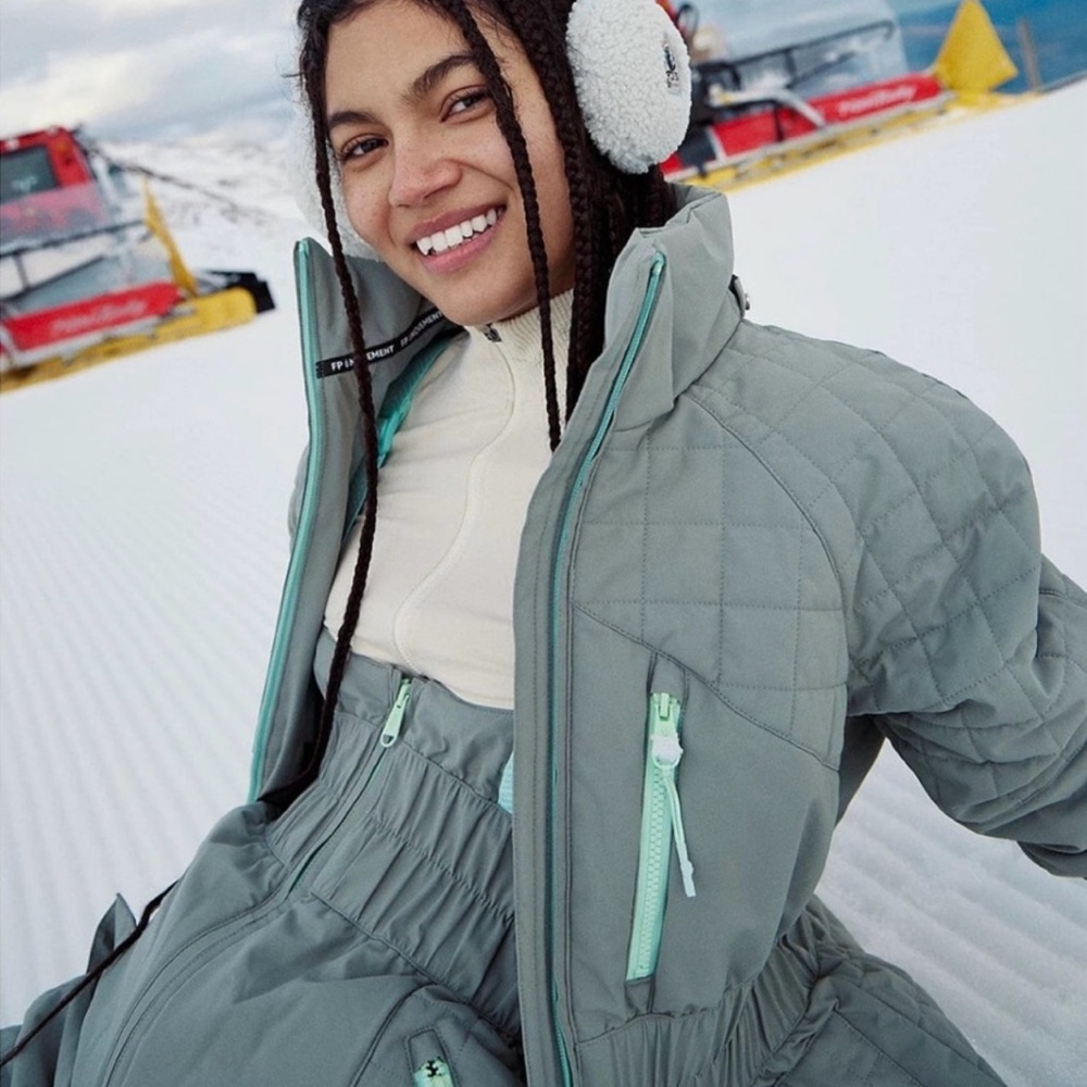 NWT Free People Movement All Prepped Ski Jacket Sage Sz XL